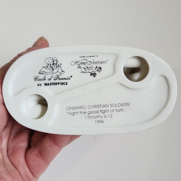 Home Interiors & Gifts Circle Of Friends Onward Christian Soldiers 1996 Figurine - Picture 5 of 9